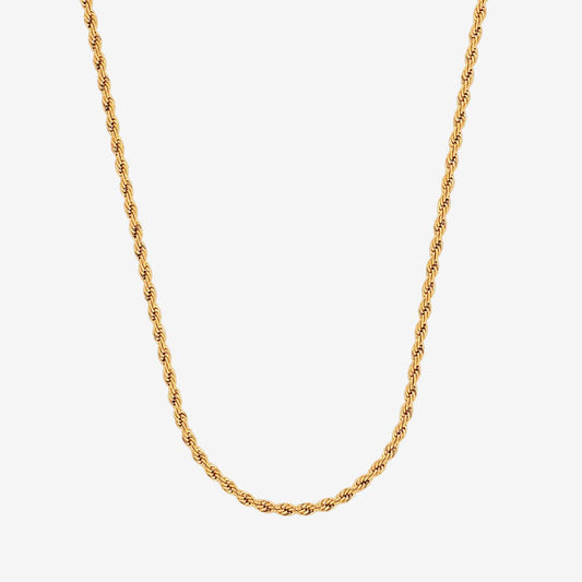 3mm Rope Chain Gold