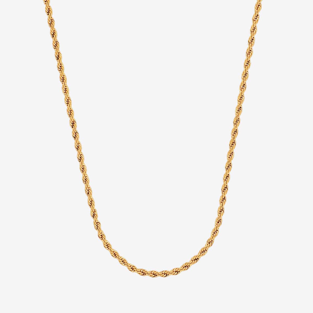 3mm Rope Chain Gold