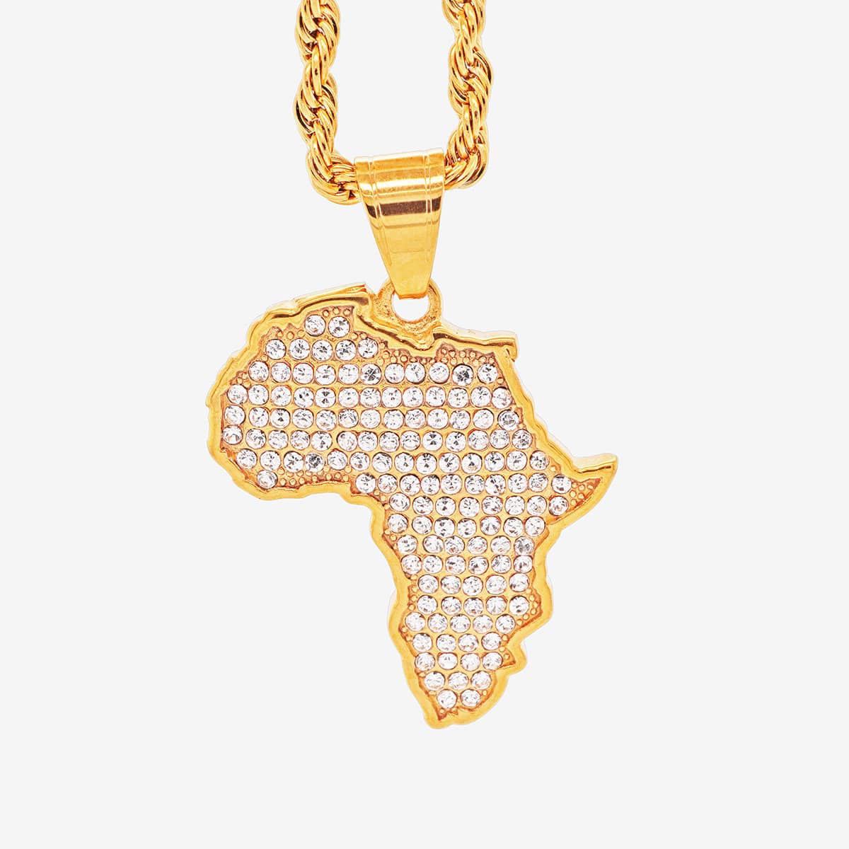 Afrika Anhänger Gold